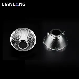 Iluminação LED Reflexão Óptica Elemento PC Banhado a prata 35mm Copo Reflexivo Opotlight Lente LED Lente Refletor Capas Da Lâmpada