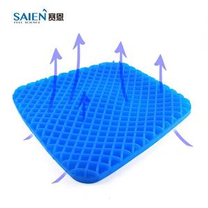 Saien Factory benutzer definierte Kühl abdeckung Auto Bürostuhl Kissen Waben verbessert Gel Sitzkissen für Rollstuhl fahrer - Product Image 2