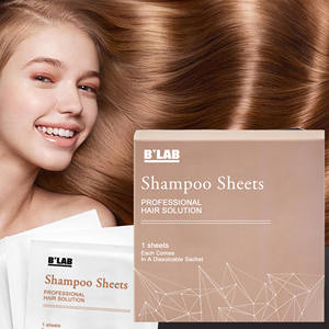 Nouveautés Soins capillaires Shampoing en feuille écologique portable pour voyage, lissant, antipelliculaire, soulageant les démangeaisons, dissolvant les résidus, pour cuir chevelu sensible - Product Image 1