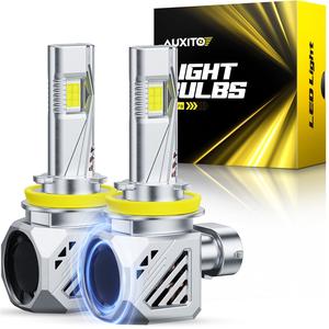 AUXITO 1:1 mini size Factory direct original bulbs 6500K White Driving LED headlight bulbs H11 H8 H9 Non-polarity Play and <b>Plug</b> - Product Image 3