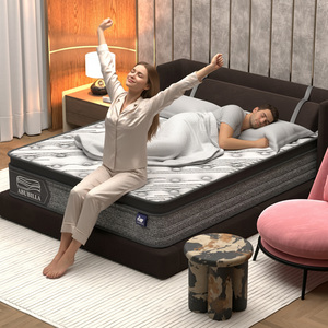 Matelas hybride de luxe 14 pouces à ressorts ensachés pour hôtel, soutien orthopédique 7 zones, compressé en boîte, Colchones Materasso - Product Image 2