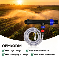 Injecteur d'engrais Venturi en plastique noir DAYU de 2 pouces pour l'agriculture, micro-irrigation et irrigation goutte à goutte