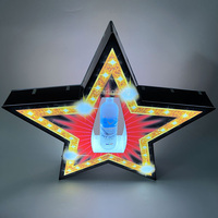 Supports de présentation de bouteilles en acrylique avec éclairage LED, logo personnalisé, présentoir de bouteilles de liqueur, de vin et de champagne pour bar, salon, fournitures de fête