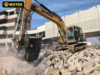 Nuevas Cucharas Trituradoras Motek con Súper Fuerza de Trituración y Cuerpo de Acero de Alta Resistencia para Excavadoras de 20-25 Toneladas Modelo MTC200