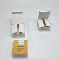 Boîte cosmétique en carton ivoire pliable, recyclable et écologique, sur mesure OEM/ODM, avec finition brillante/mate, pelliculage UV et gaufrage pour produits de beauté