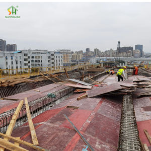 Contreplaqué pour coffrage en béton de 12 mm, 15 mm, 18 mm, contreplaqué <span class=keywords><strong>film</strong></span>é pour la construction - Product Image 6