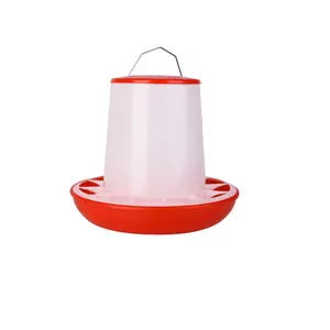 Good Quality plastic red Tower Poultry Farming baby chick feeder for poultry