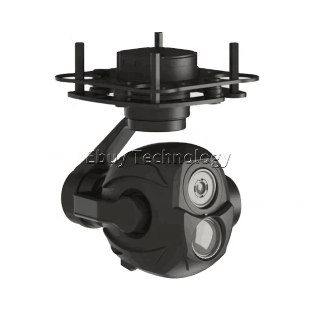 TOPOTEK KIP10G207 4K HD Camera Dual Beam Gimbal Camera Electro-optical Three-axis Stabilizing Pod HDR Drone Aerial Photography