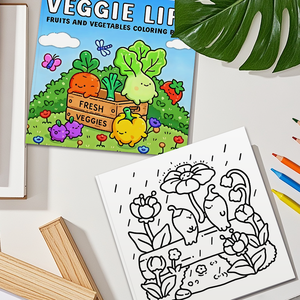 Livre de <span class=keywords><strong>coloriage</strong></span> anti-stress Motifs de <span class=keywords><strong>fruits</strong></span> et légumes 24 pages Reliure parfaite Couverture souple Papier d'art de qualité supérieure - Product Image 4