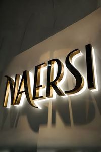 Insegna Aziendale Personalizzata in Metallo, Decorazione per Salone, Lettere in Metallo per Negozi e Uffici a Basso Prezzo - Product Image 4