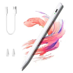 Pena Stylus iPad, Stylus nirkabel generasi 9 & ke-10 kompatibel dengan 2018-2023 iPad Pro11 & 12.9 inci, iPad Air 3/4/5