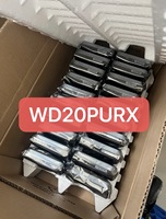 Generalüberholte WD20PURX 2TB Purple Überwachungs-Festplatte 3,5 Zoll SATA 6Gb/s 64MB CMR Festplatte für CCTV DVR NVR Sicherheitskamerasystem