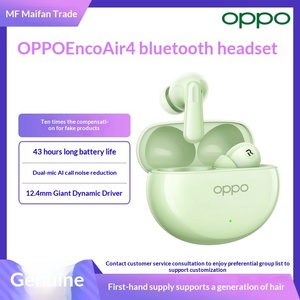 <span class=keywords><strong>OPPO</strong></span> <span class=keywords><strong>Enco</strong></span> Air4 True Wireless pour 5.4 Headset Active Noise Cancellation (ANC) Design intra-auriculaire Indicateur LED 20+ heures d'autonomie - Product Image 2