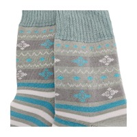 Chaussettes en coton et élasthanne rayées respirantes tricotées pour le printemps, douces et confortables pour un usage quotidien, motif jacquard cerf de Noël pour femme