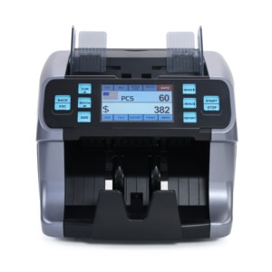 Dual-CIS-Geldzählmaschine mit 4,3-Zoll-Touchscreen, UV-, MG- und IR-Erkennung für über 150 Währungen, Bankqualität 22C - Product Image 1