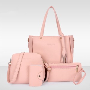 Tas Selempang Wanita Model Terbaru, Set <span class=keywords><strong>4</strong></span> in 1, Tas Tangan Desainer, Bahan Kulit PU - Product Image 5