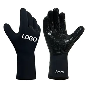 3mm Neoprene Luvas Cinco Dedo Inverno Manter Quente Spearfishing Snorkeling Paddling Surf Mergulho Super Stretch Luvas