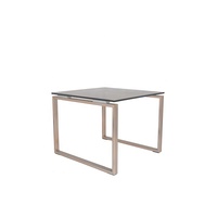 2023 Nouveaux meubles design Ensembles de table basse uniques avec dessus de table en marbre de verre de canneberge