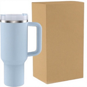 Custom Logo 304 Stainless Steel Cute Tumbler Bulk Large Capacity <b>Double</b> <b>Wall</b> Vacuum Insulated Spill Proof Travel Coffee <b>Mug</b> - Product Image 3