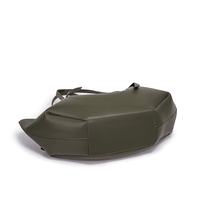 Sac fourre-tout plissé grande capacité pour femme, sac à bandoulière en cuir souple, sac à main décontracté pour le travail et le bureau, sac aile de chandelle, vente en gros