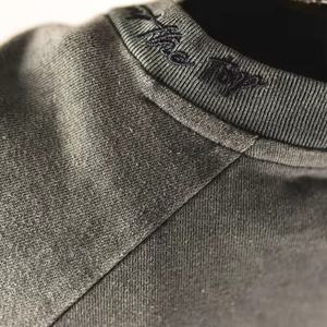 T-shirt Homme Vintage Oversize 100% Coton Personnalisé de Haute Qualité, Lavage Acide, Coupe Courte, Imprimé Numérique, Tissé, Idéal Été - Product Image 5