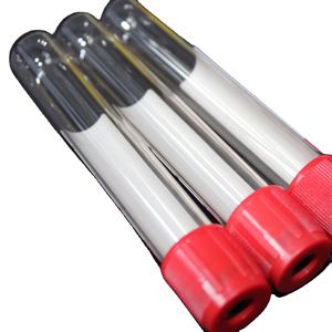 व्यावसायिक 8 मिली. 9 मिली. 10 मिली. 12 मिली. बाँझ पायरोजन मुक्त कोई योजक ग्लास A-PRF ट्यूब - Product Image 1