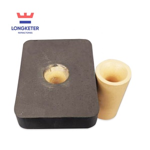 Buse de tuyau/buse de tundish en zircone et MgO <span class=keywords><strong>pour</strong></span> l'acier haute résistance, <span class=keywords><strong>pour</strong></span> la fabrication d'acier et le flux de l'acier, fournie par une usine de briques réfractaires - Product Image 3