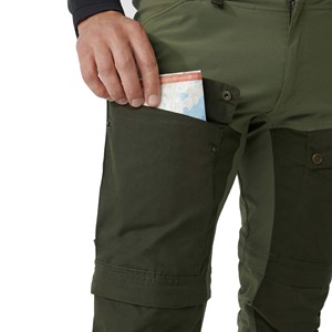 Xianghong Outdoor <span class=keywords><strong>Convertible</strong></span> Cargo <span class=keywords><strong>Trekking</strong></span> Pantalones para hombres Multi Pocket Stretch Senderismo Pantalones Mountain Climbing Chinos - Product Image 4
