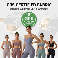 Ensemble de yoga 2 pièces pour femmes, sans coutures, design anti-effet camel toe, taille double cousue, tenue de fitness et d'entraînement