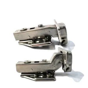 Kitchen cabinet door hydraulic soft close adjustable concealed hinge with self closing furniture hardware supplier