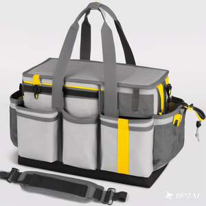 Échantillon gratuit, grand sac de rangement pour outils de nettoyage, sac d'entretien automobile, grand sac de détaillage pour les femmes de ménage, organisateurs d'outils de nettoyage sous la voiture - Product Image 4