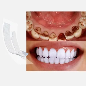 Hassas dişler için diş beyazlatma kuru şeritler gülümseme kolaylığı diş beyazlatma şeritleri V34 mor diş beyazlatma şeritleri