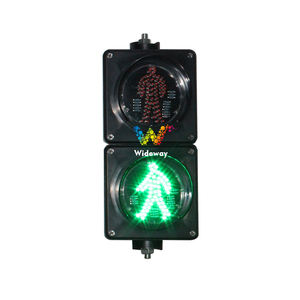 100mm 4 pouces Super lumineux rouge et vert passage pour piétons zèbre croisement Semaforos trafic <span class=keywords><strong>LED</strong></span> <span class=keywords><strong>signal</strong></span> lumineux - Product Image 3