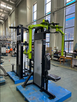 Équipement de musculation professionnel de haute qualité, machine à station unique en acier pour la musculation, exercices dorsaux et pectoraux