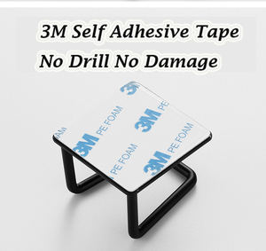 Support adhésif pour éponges de cuisine, organiseur de rangement pour évier, accessoires de cuisine en acier inoxydable - Product Image 6