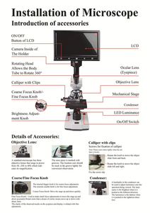 Microscopio termostático de examen de instrumentos veterinarios de pantalla grande LCD de 7 pulgadas para evaluación de semen con función de calentamiento - Product Image 6