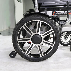 Silla <span class=keywords><strong>de</strong></span> <span class=keywords><strong>Ruedas</strong></span> Eléctrica en Oferta, Motor <span class=keywords><strong>de</strong></span> 250W*2, Batería <span class=keywords><strong>de</strong></span> Plomo-Ácido <span class=keywords><strong>de</strong></span> 24V 12AH, Reposabrazos Abatibles, Reposapiés Desmontables - Product Image 3