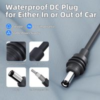 Pour Starlink Mini, chargeur de voiture allume-cigare 12V-24V vers câble d'alimentation CC avec écran LED /USB A/USB C