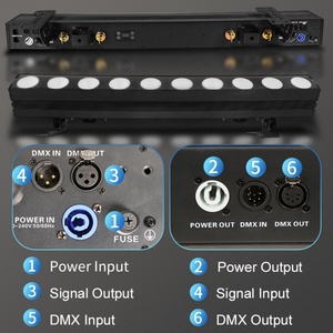 AICPOSE Lámpara de Pared LED COB con Control DMX, Ideal para Escenarios y Fiestas, 10x50W RGBW Pixel, Gran Venta - Product Image 5