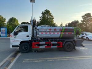 Camión Combinado JMC para Limpieza de Alcantarillado y Fosas Sépticas, 2m de Baja Altura para Sitios Subterráneos, con Chorro de Agua y Succión por Vacío para Desatascar Tuberías - Product Image 4