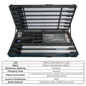 8pcs IP65 không thấm nước trang trí Giáng sinh <span class=keywords><strong>DMX512</strong></span> RGB pin không dây <span class=keywords><strong>LED</strong></span> Pixel Ống artnet điều khiển từ xa Pixel <span class=keywords><strong>Bar</strong></span> cho Đảng - Product Image 6