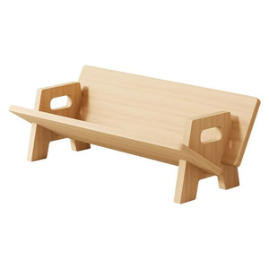 Organizador de libros de escritorio de madera maciza, diseño moderno y sencillo de 1 nivel para estante de almacenamiento de escritorio de oficina - Product Image 4