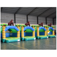 Château gonflable de qualité commerciale Jungle Gorilla pour enfants, avec souffleur