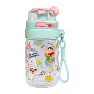 ขวดน้ำ Zuo Mu Crayon Shin-chan Tritan แบบสองชั้น ปราศจากสาร BPA พร้อมสายสะพายสำหรับเด็กนักเรียน กลับไปโรงเรียน - Product Image 5