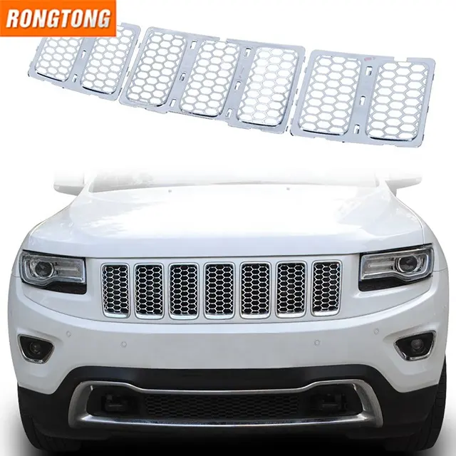 High quality Front Grille Inserts Mesh Honeycomb for Jeep Grand Cherokee 2014-2016