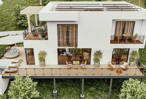 Casa de Dos Pisos, Villa de Lujo, Casas Móviles, Casa Prefabricada de 3 Dormitorios, Casas Prefabricadas Modernas, Cabaña <span class=keywords><strong>Modular</strong></span>, Viviendas para Hotel - Product Image 5