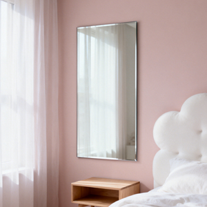 Specchio Moderno a Figura Intera con Elegante Cornice in Alluminio Senza Bordi <span class=keywords><strong>per</strong></span> Arredamento <span class=keywords><strong>Soggiorno</strong></span> e Uso su Porta - Product Image 2