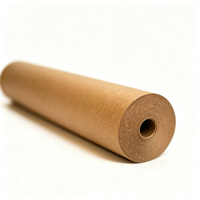 Papel Kraft para Patrones de Ropa, Rollo Pequeño, 100~450GSM, Papel Liso para Sala de Corte de Prendas, Dibujo a Mano y Plotter