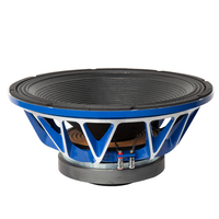 Haut-parleur de basses de 18 pouces 1800-3600W haute puissance avec cône en papier pour système de subwoofer audio professionnel
