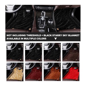 Alfombrillas Universales para Auto, Dos Estilos Opcionales, con o sin Protección de Umbral, Juego de 5 Piezas - Product Image 1